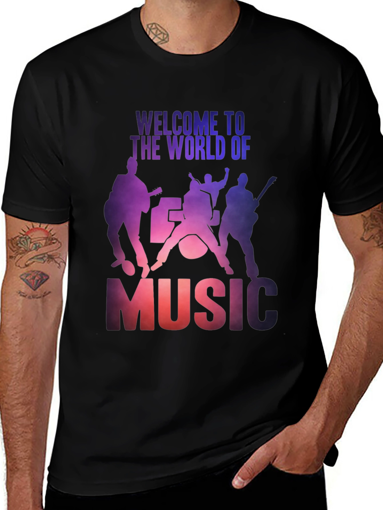 Welcome to the World of Music Graphic Tee