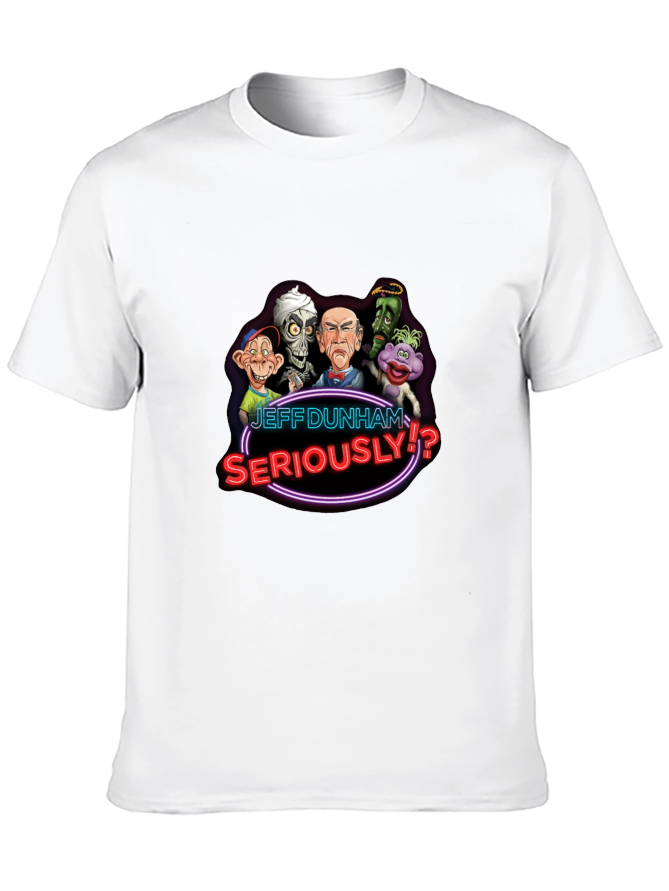 Jeff Dunham Seriously T-Shirt Ventriloquist Puppets Tee
