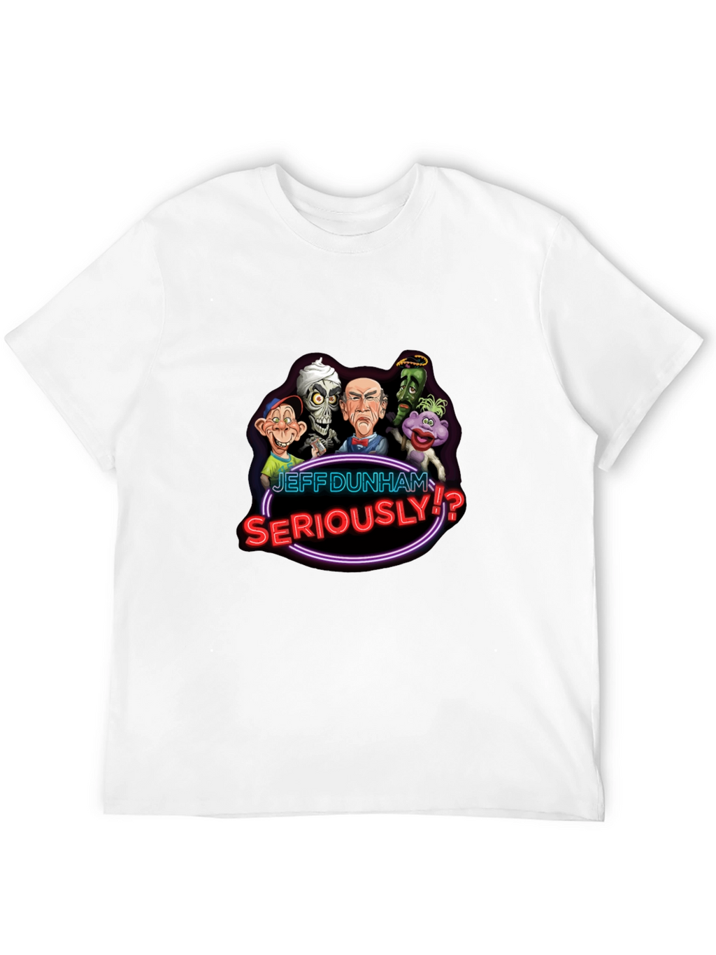 Jeff Dunham Seriously T-Shirt Ventriloquist Puppets Tee
