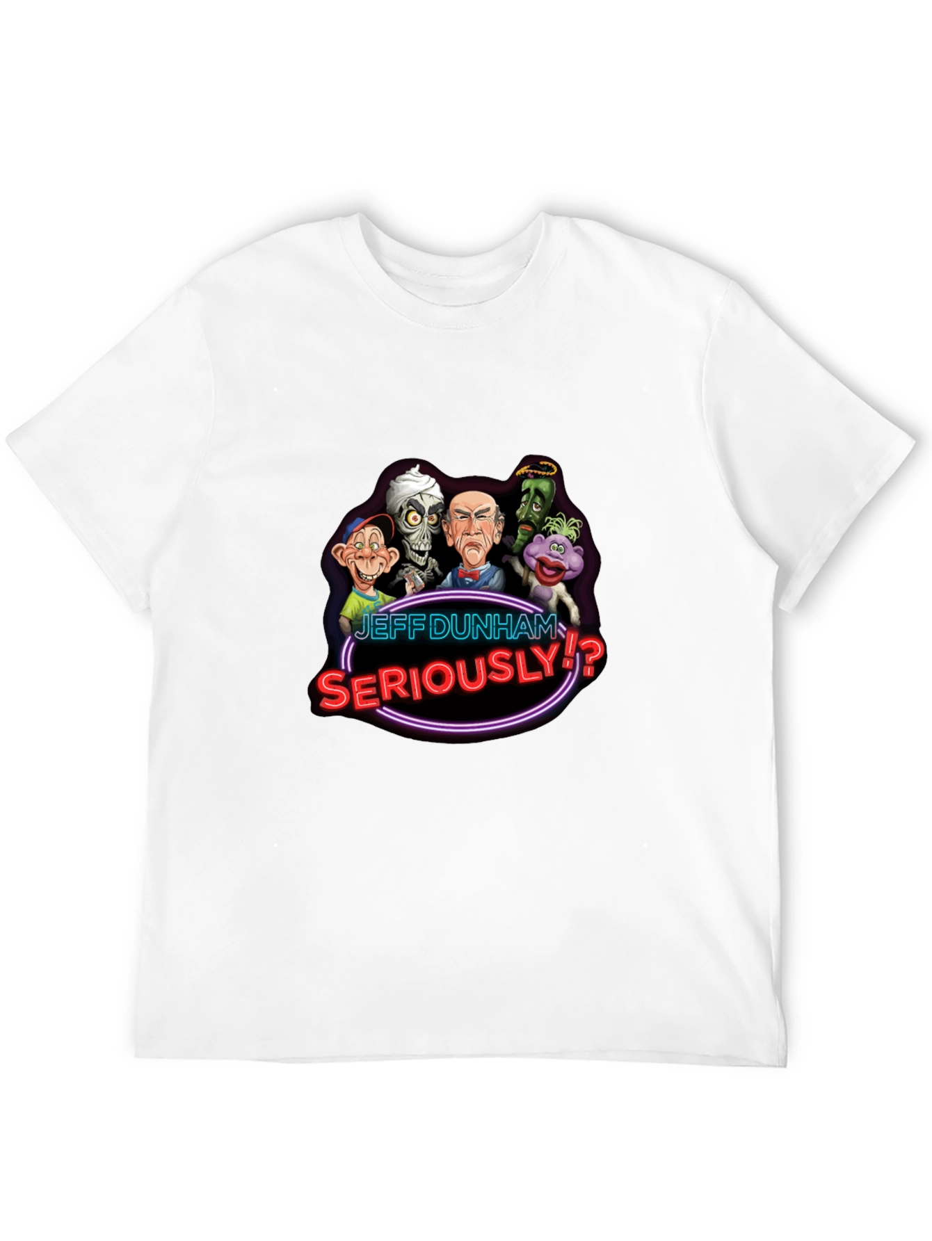 Jeff Dunham Seriously T-Shirt Ventriloquist Puppets Tee