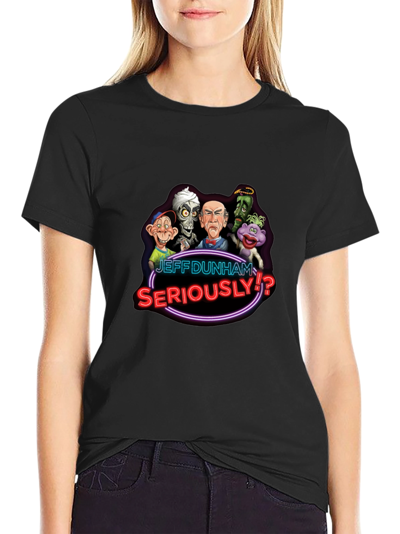 Jeff Dunham Seriously T-Shirt Ventriloquist Puppets Tee