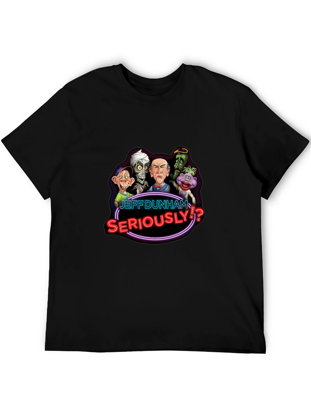 Jeff Dunham Seriously T-Shirt Ventriloquist Puppets Tee