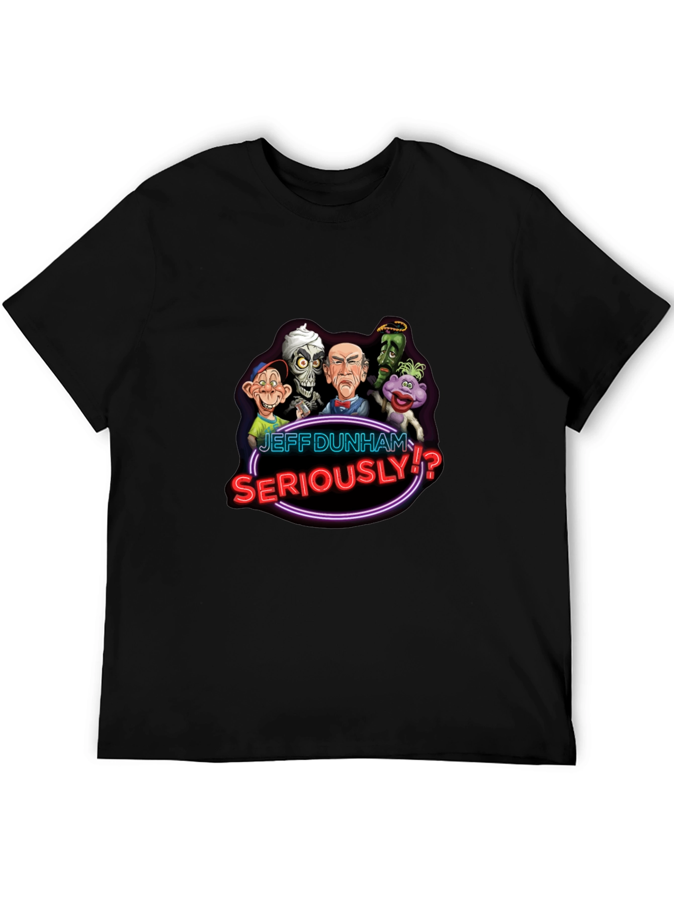 Jeff Dunham Seriously T-Shirt Ventriloquist Puppets Tee