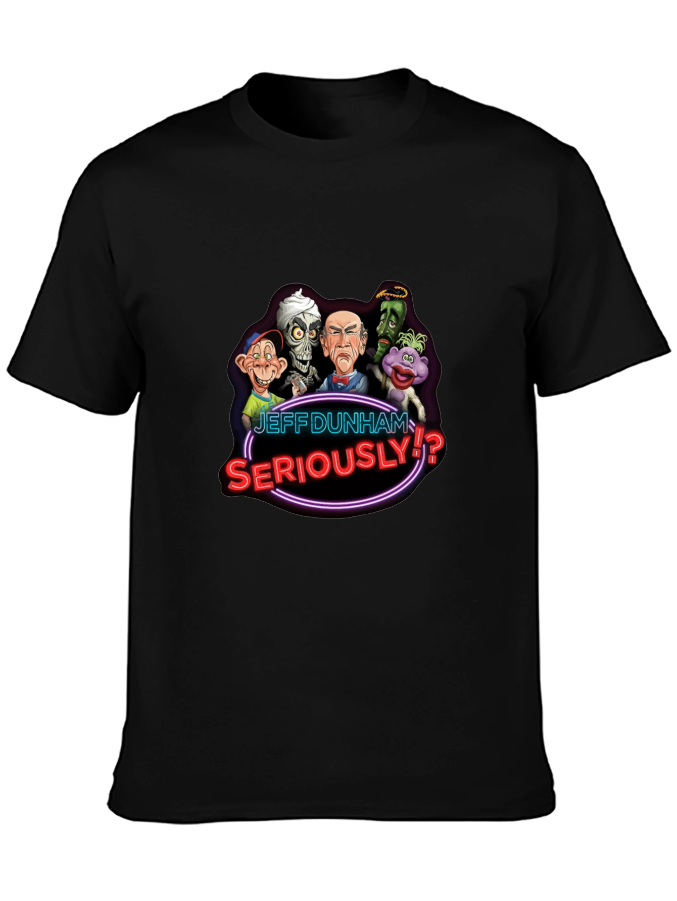 Jeff Dunham Seriously T-Shirt Ventriloquist Puppets Tee