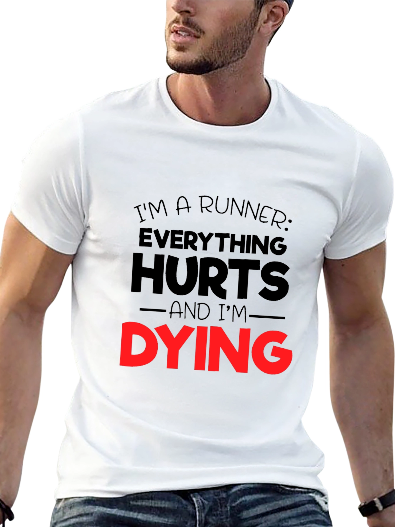 Runners Everything Hurts Graphic T-Shirt