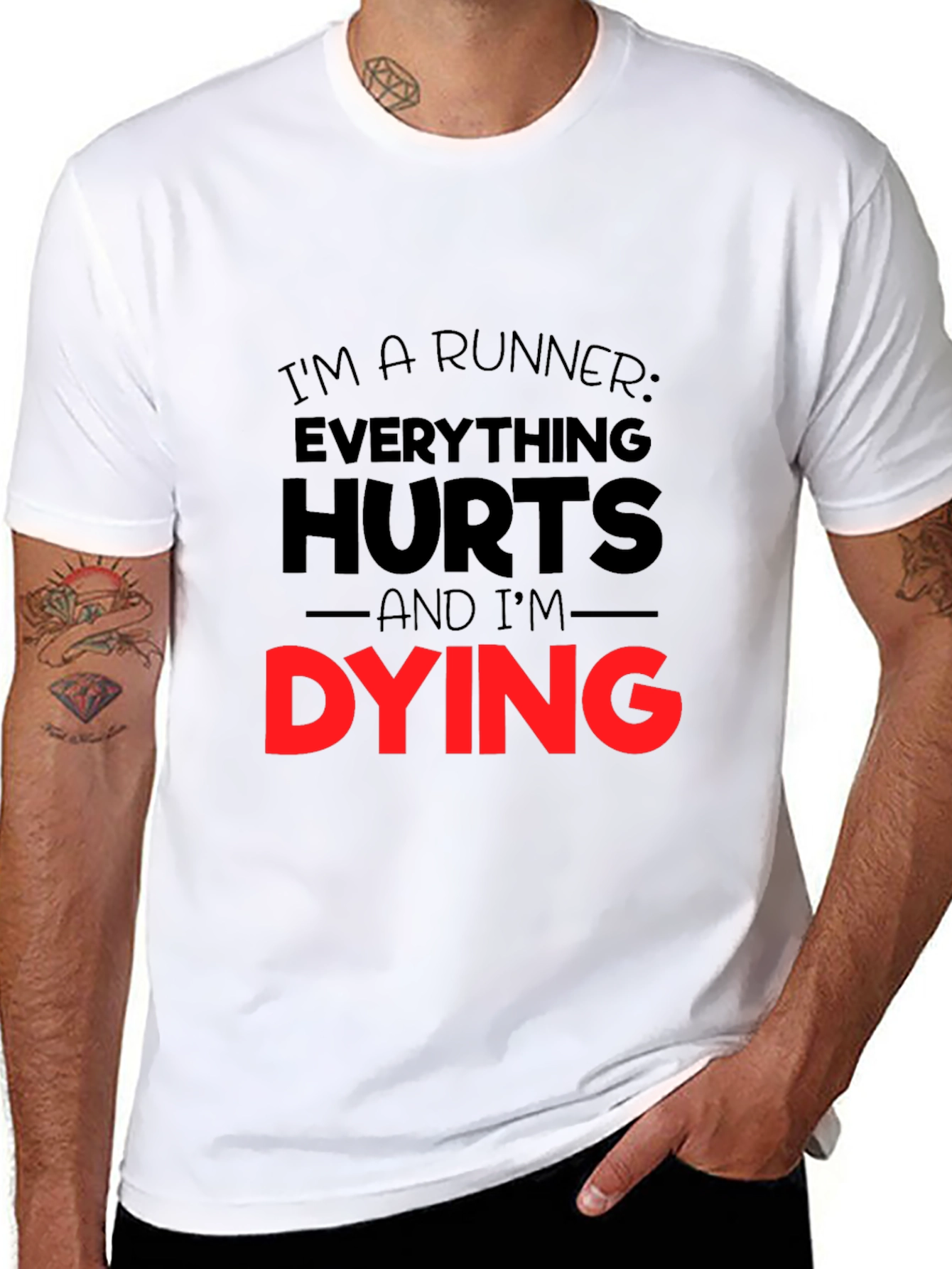 Runners Everything Hurts Graphic T-Shirt