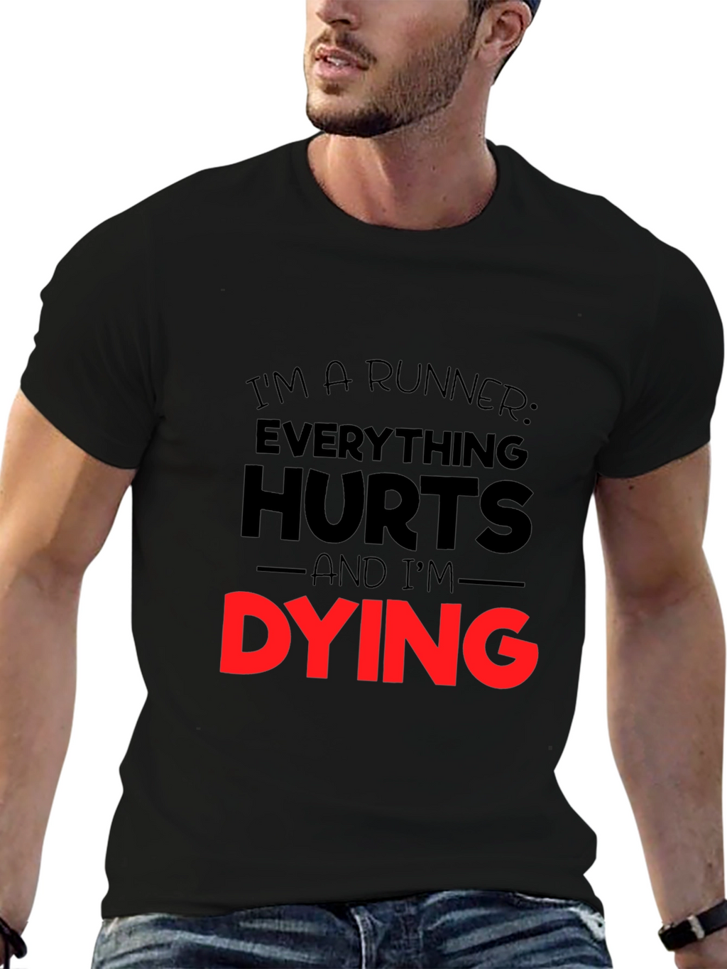 Runners Everything Hurts Graphic T-Shirt