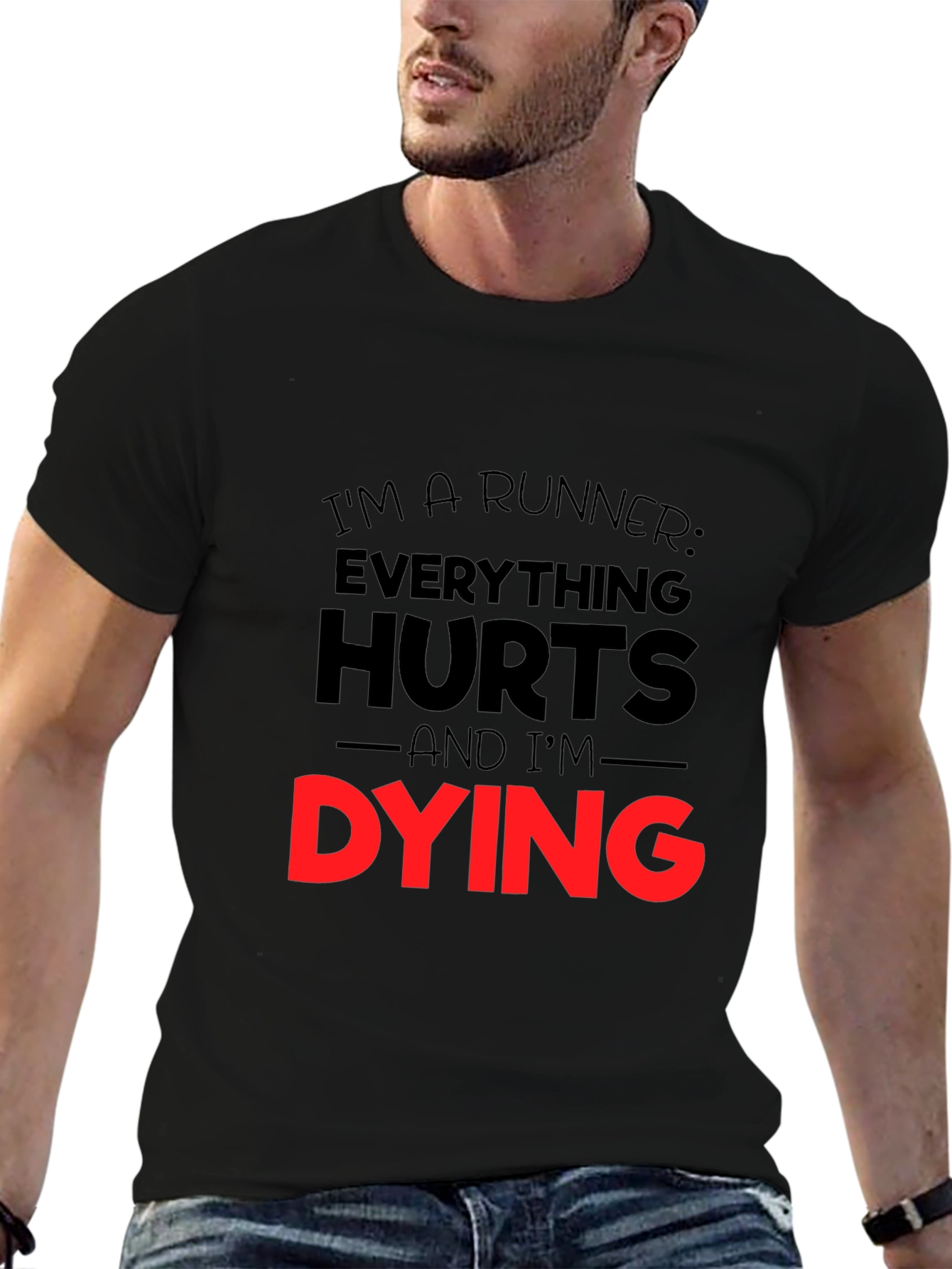 Runners Everything Hurts Graphic T-Shirt
