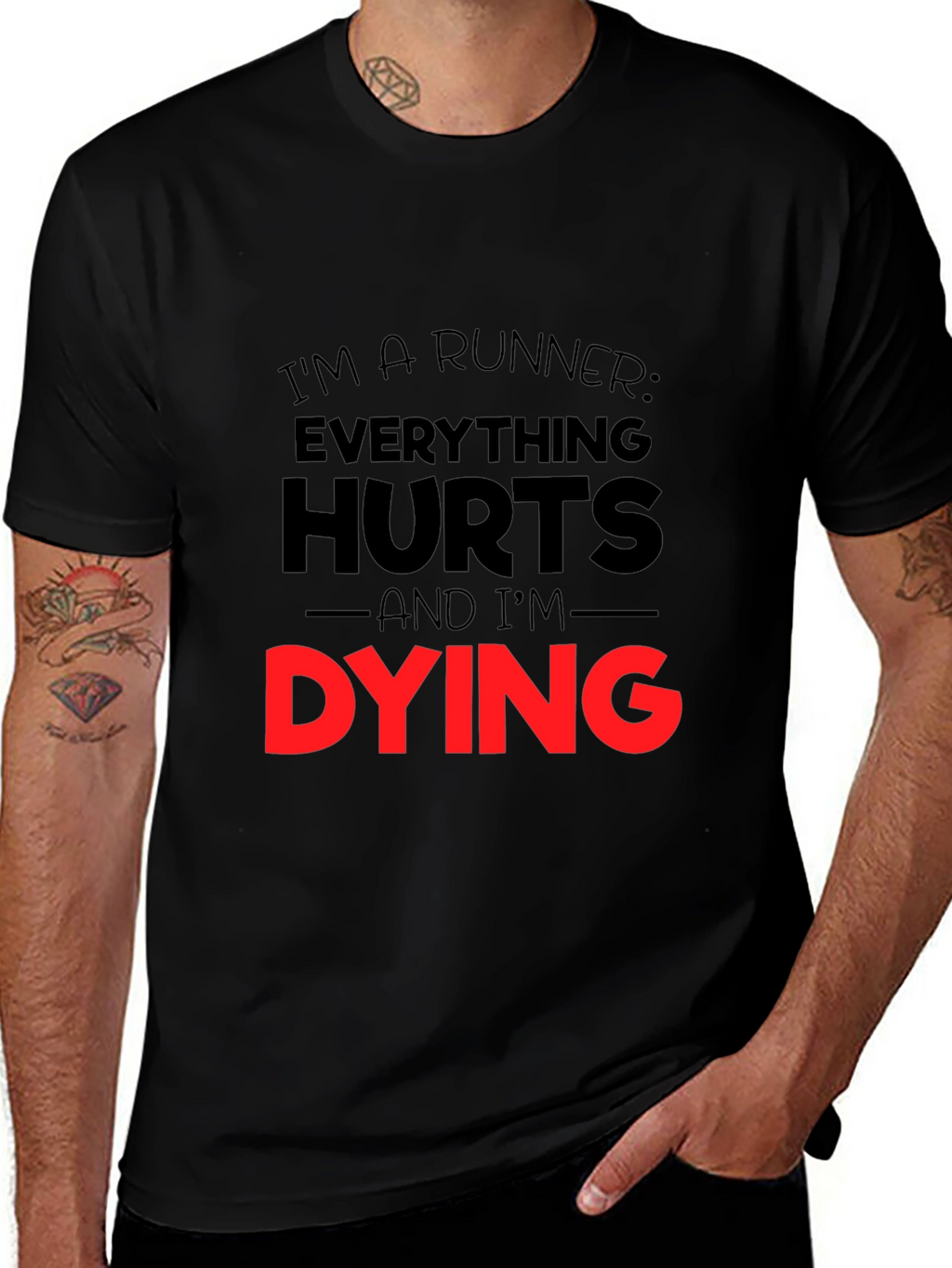 Runners Everything Hurts Graphic T-Shirt