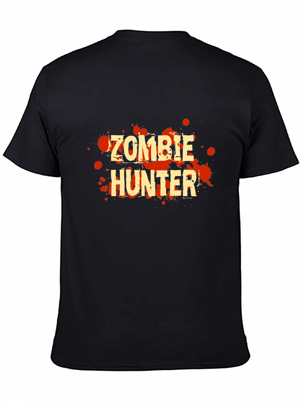 Zombie Hunter T-Shirt - Black Graphic Tee