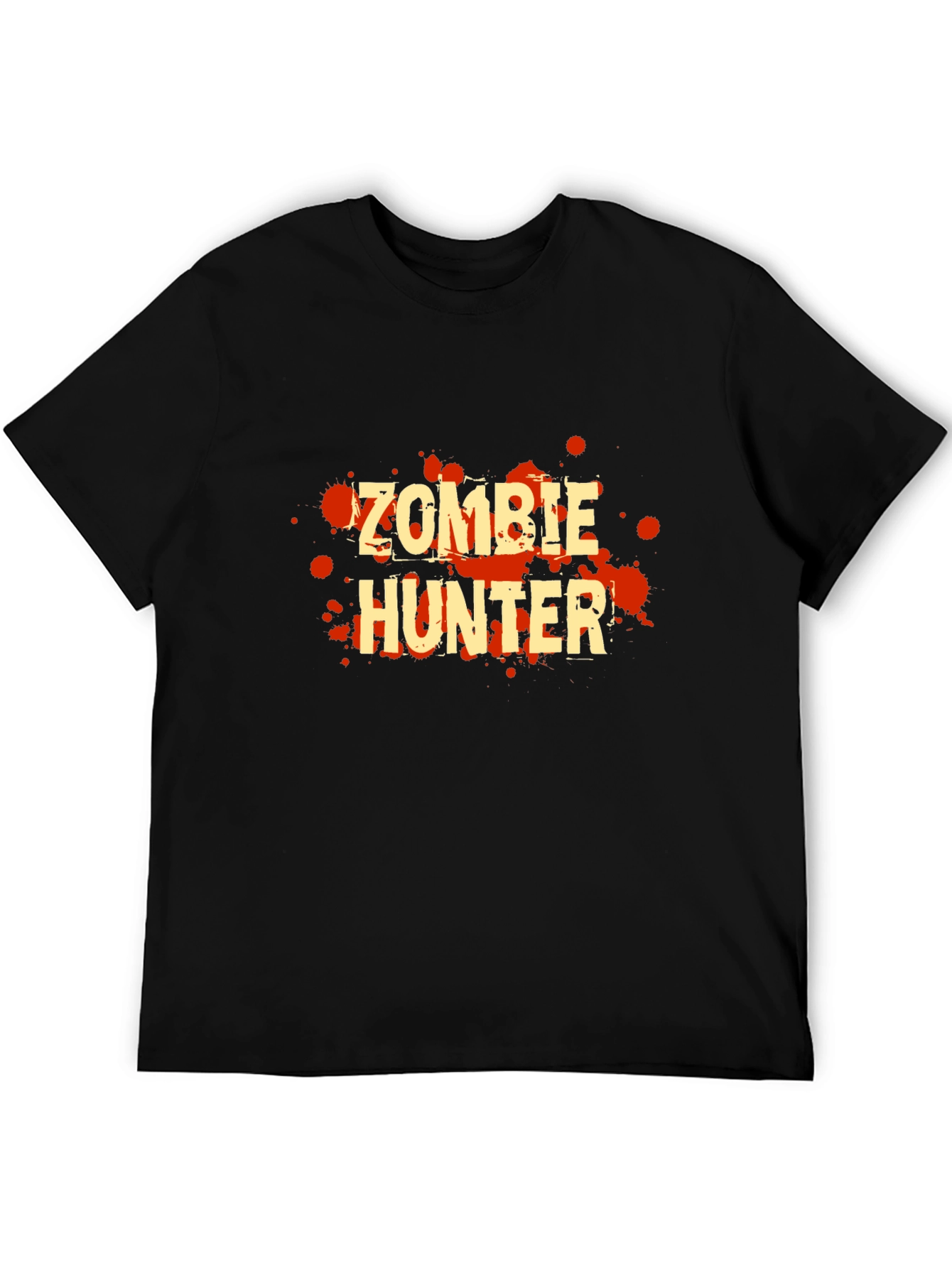 Zombie Hunter T-Shirt - Black Graphic Tee