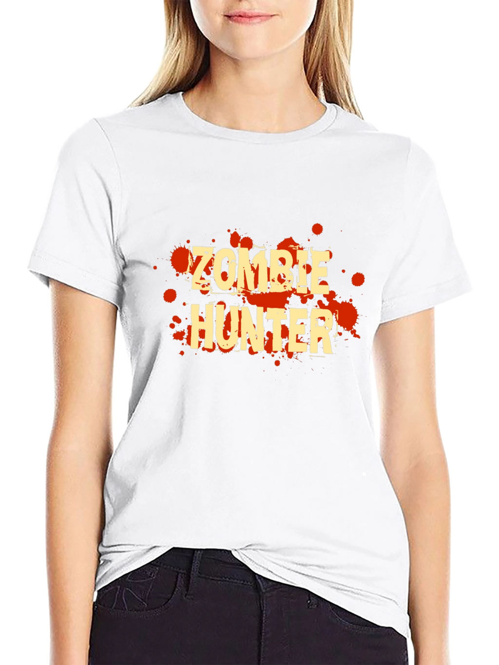 Zombie Hunter T-Shirt - Black Graphic Tee