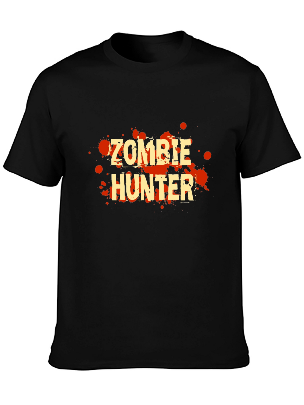 Zombie Hunter T-Shirt - Black Graphic Tee