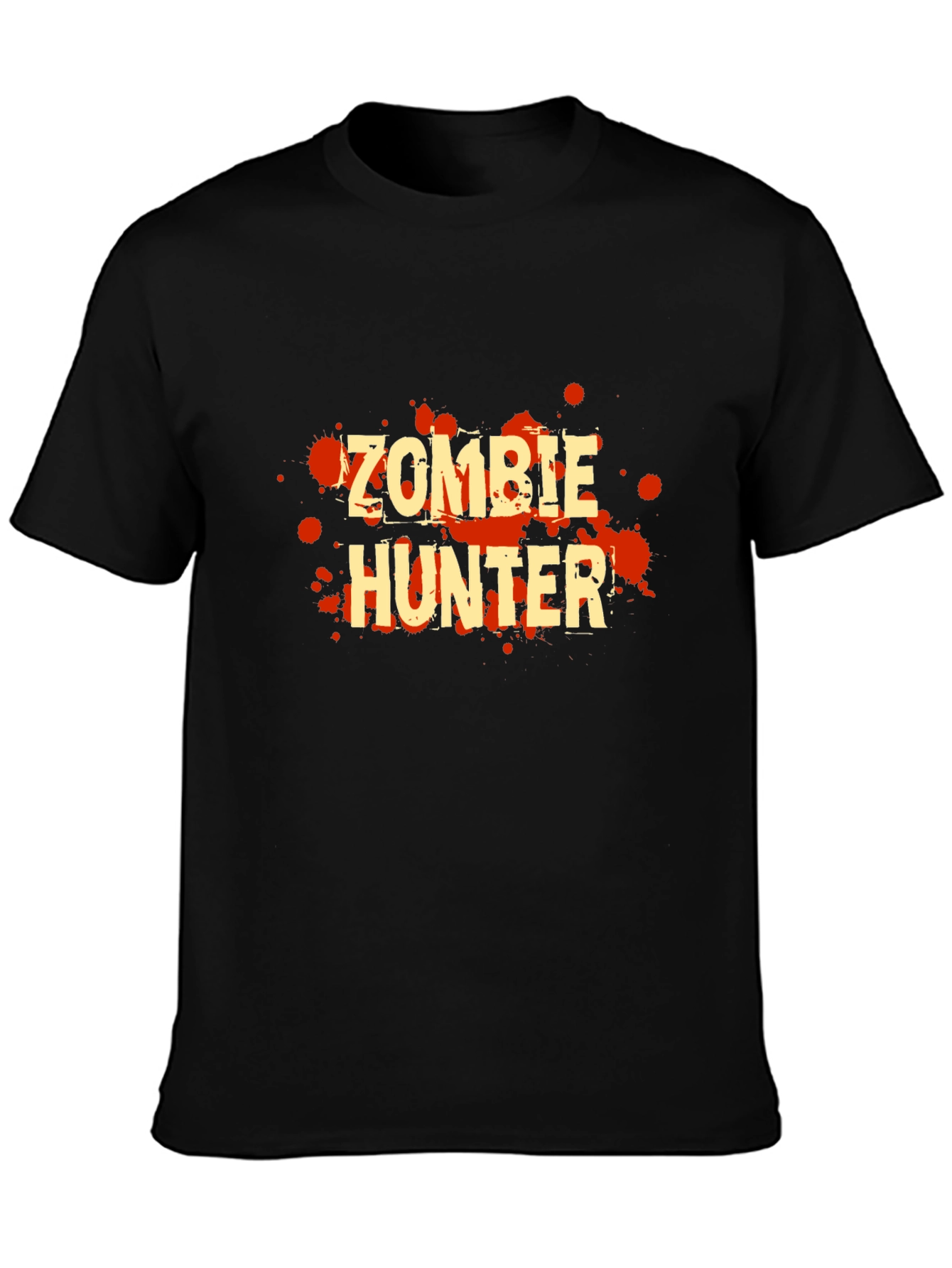 Zombie Hunter T-Shirt - Black Graphic Tee