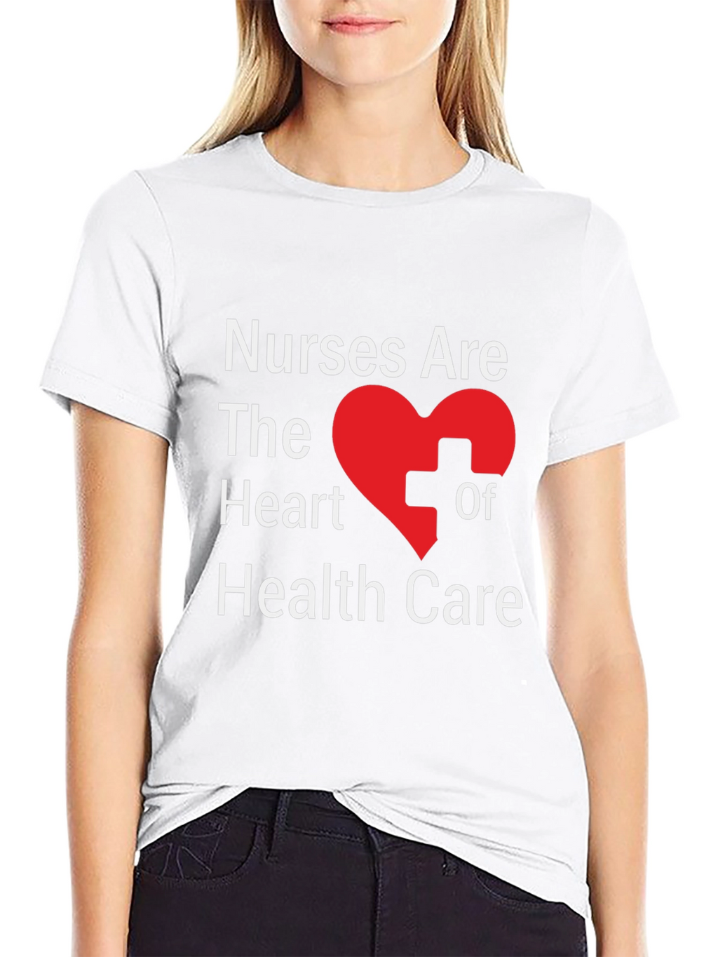 Nurses Are the Heart of Health Care Graphic T-Shirt