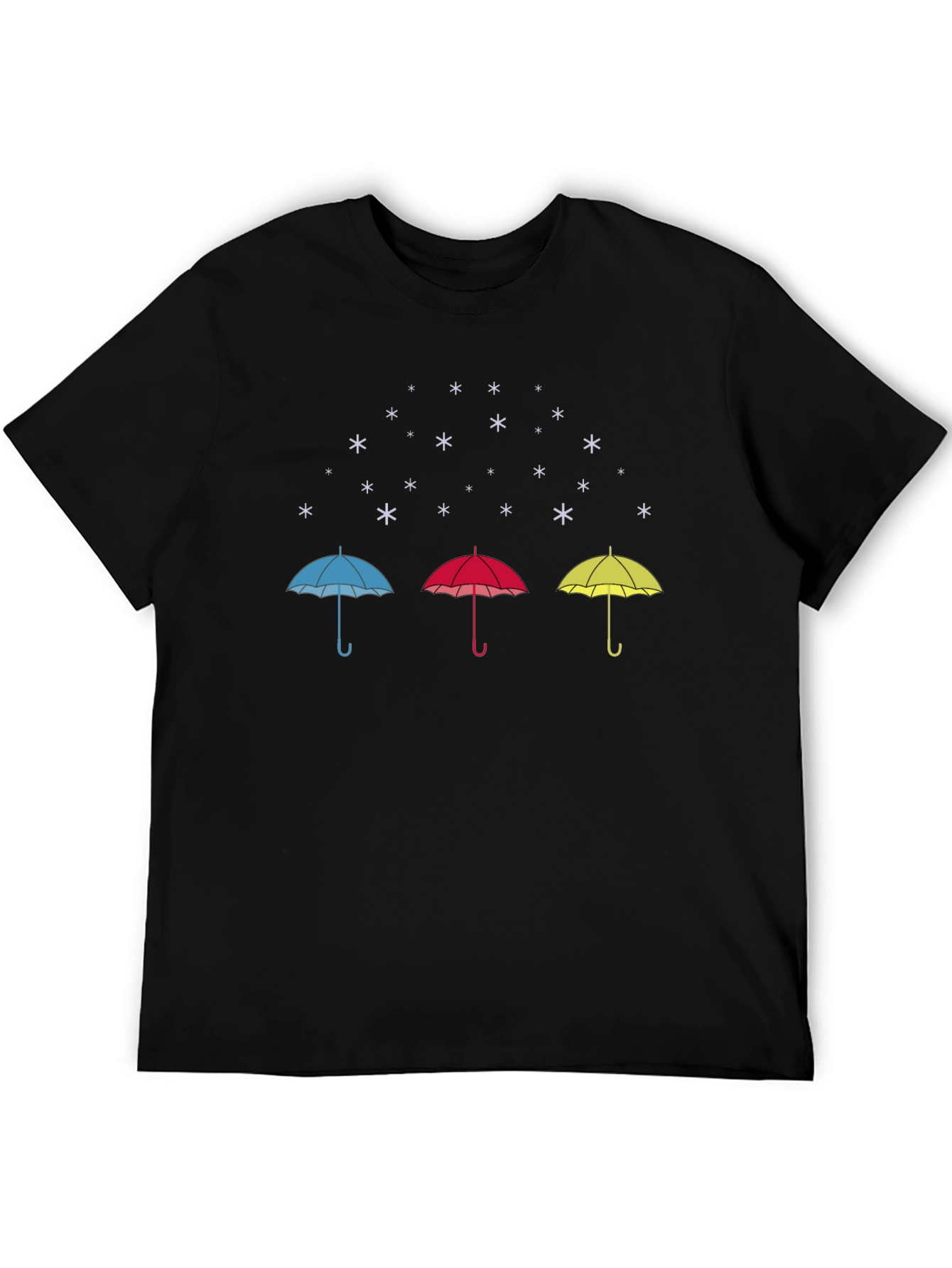 Umbrella Snow T-Shirt - Fun Graphic Tee