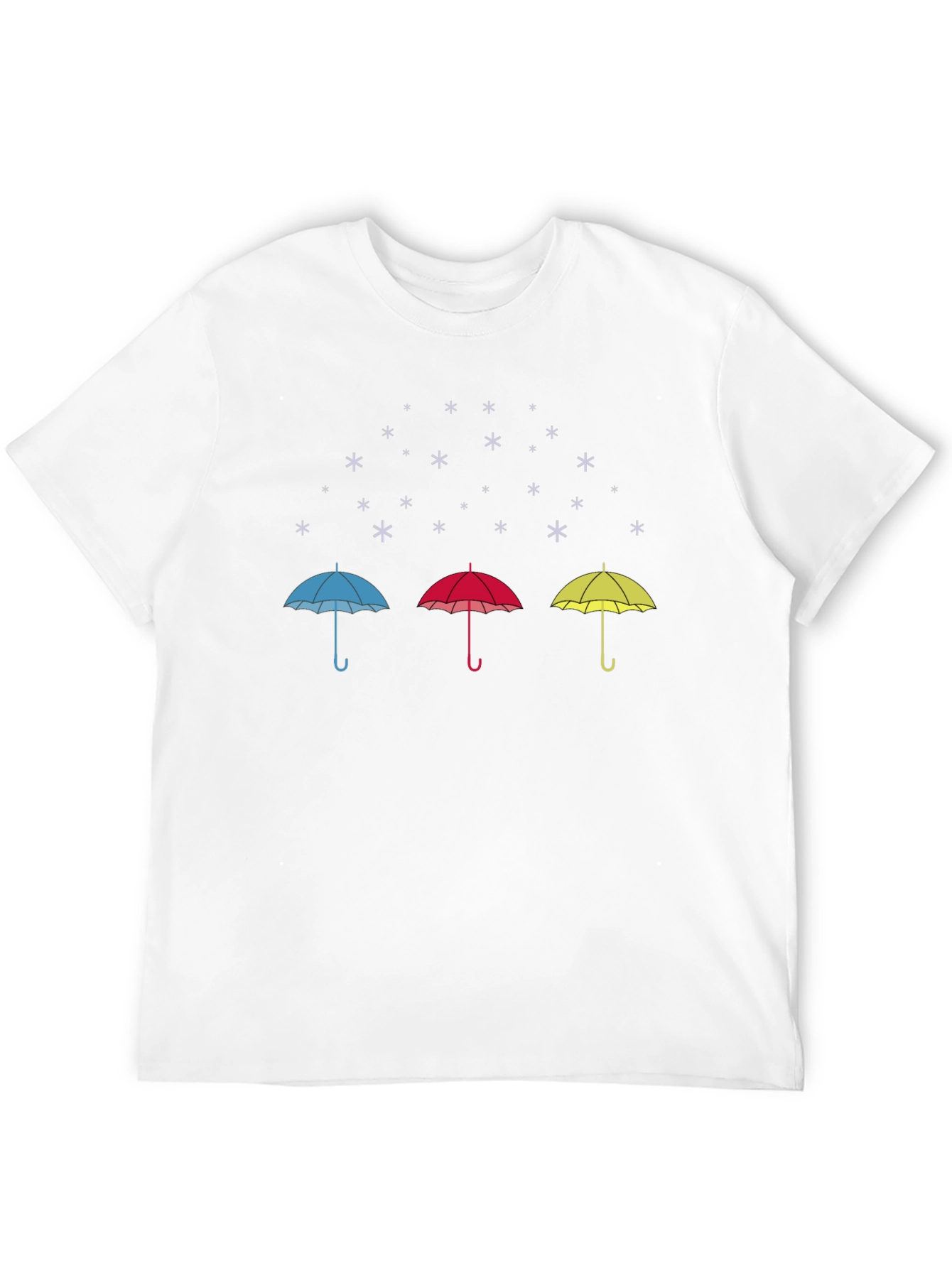 Umbrella Snow T-Shirt - Fun Graphic Tee