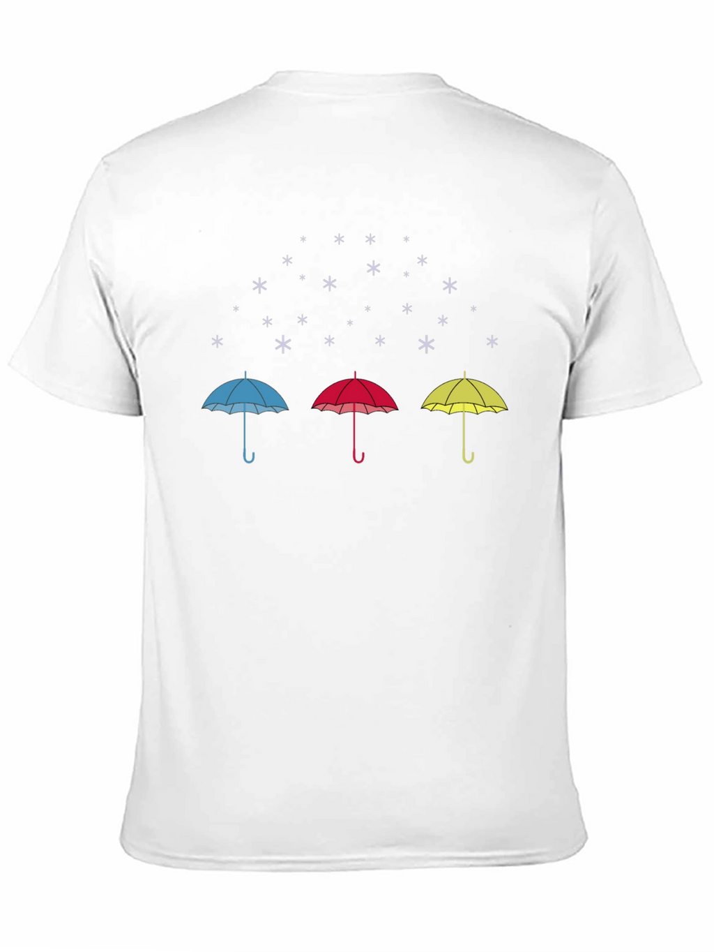 Umbrella Snow T-Shirt - Fun Graphic Tee