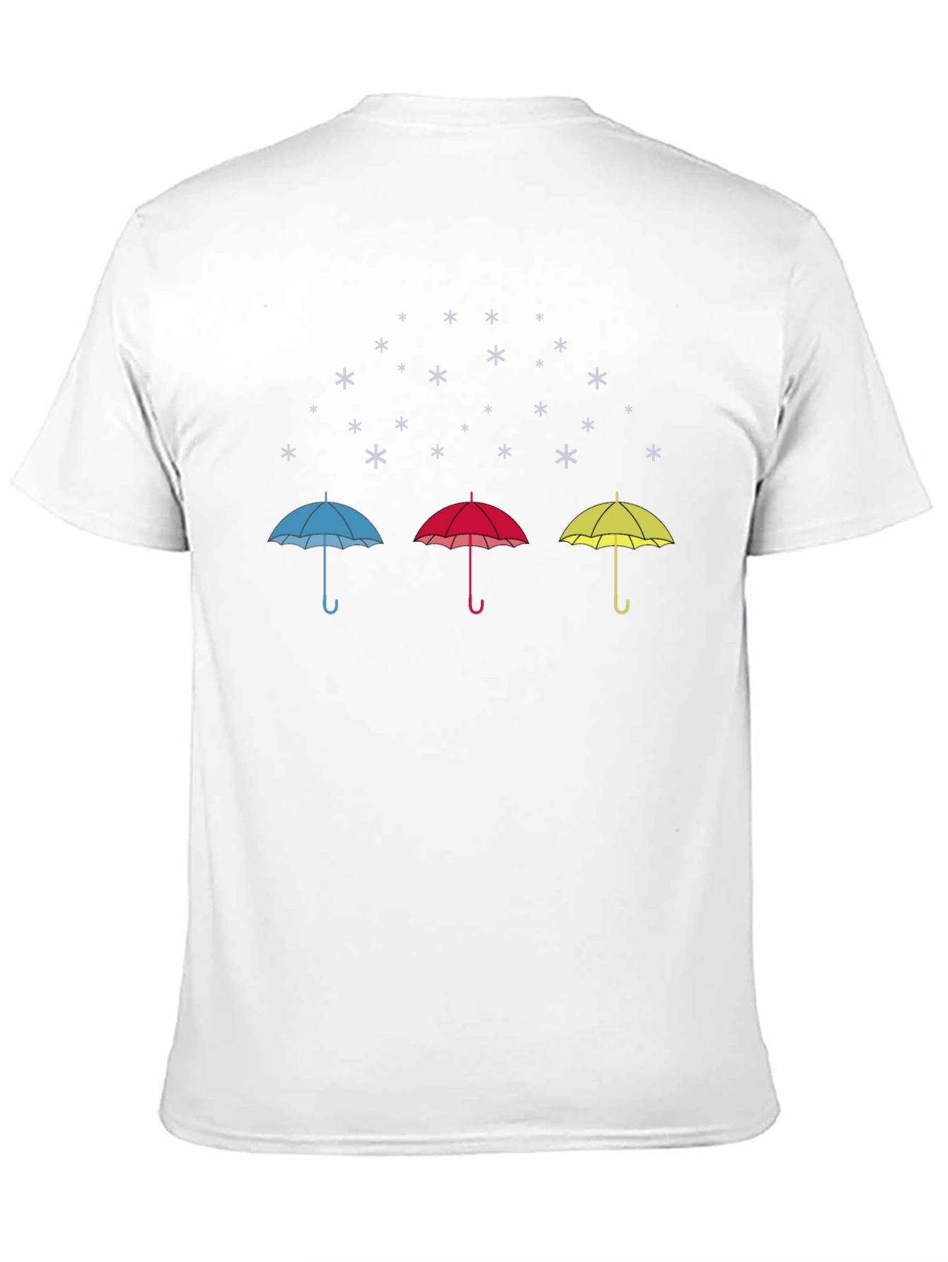 Umbrella Snow T-Shirt - Fun Graphic Tee