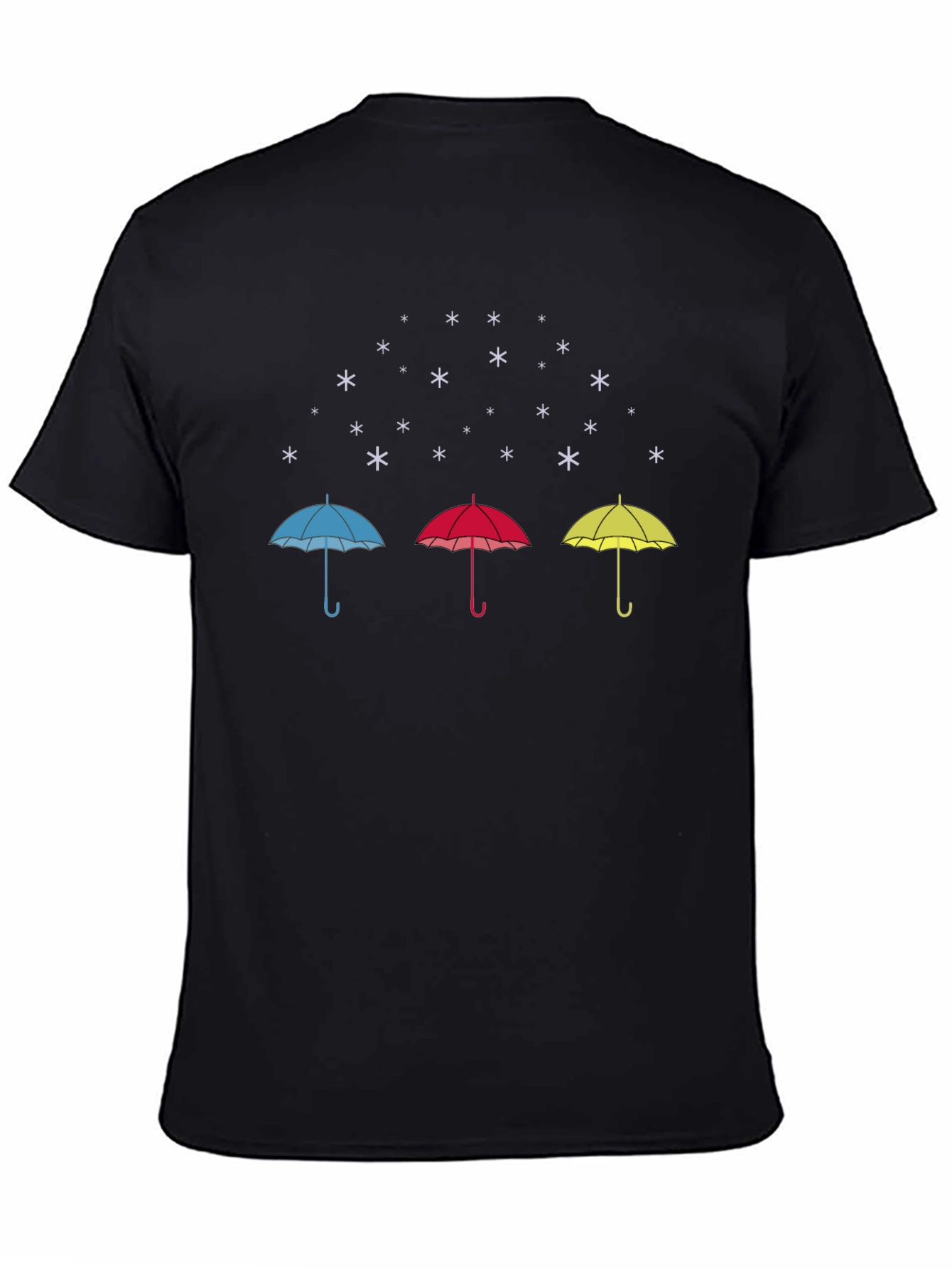 Umbrella Snow T-Shirt - Fun Graphic Tee