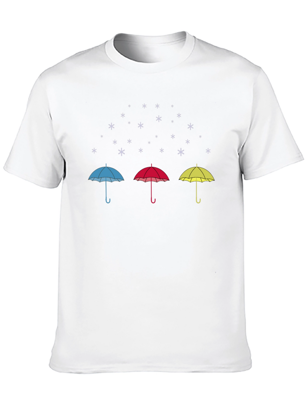 Umbrella Snow T-Shirt - Fun Graphic Tee