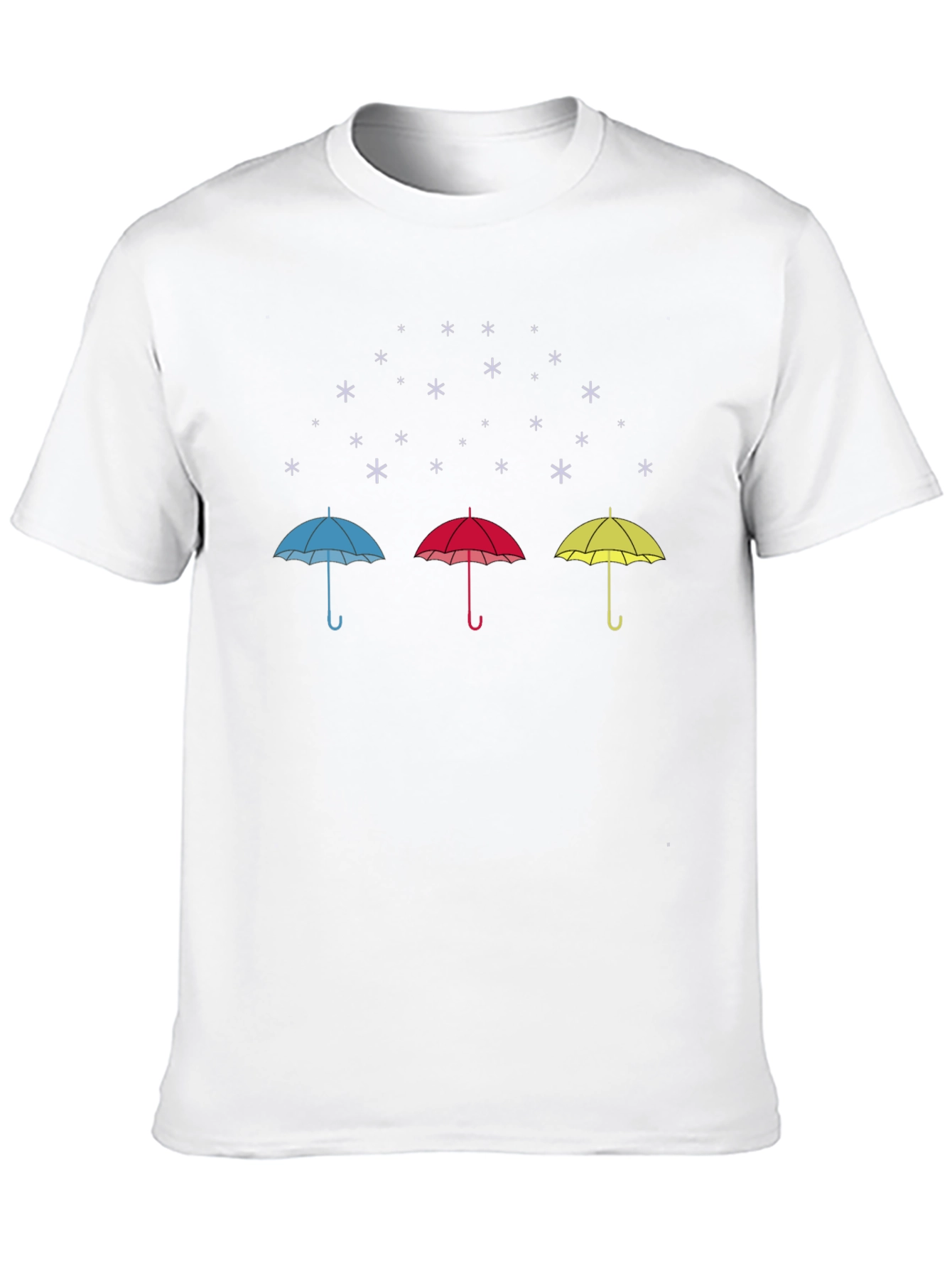 Umbrella Snow T-Shirt - Fun Graphic Tee