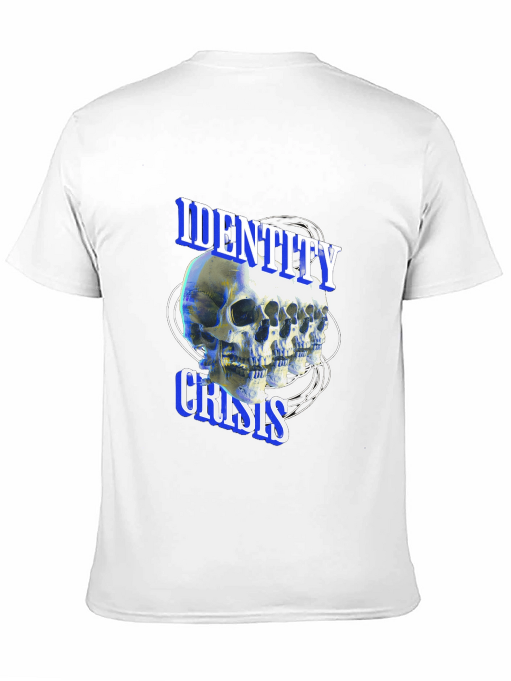 Identity Crisis Skull T-Shirt - Edgy Graphic Tee