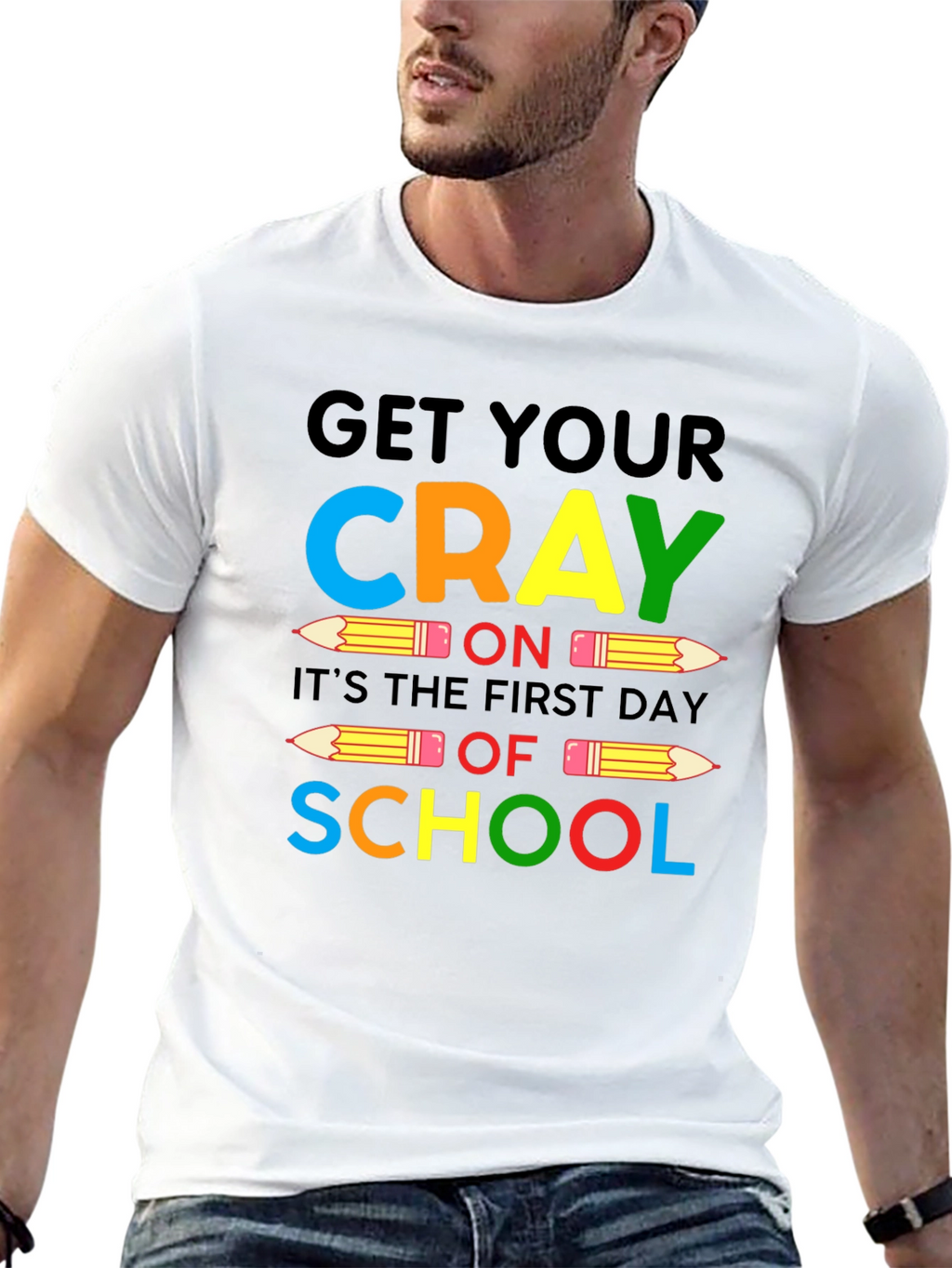 Get Your CRAY On Back To School Graphic Tee