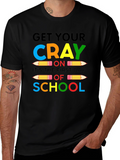 Get Your CRAY On Back To School Graphic Tee