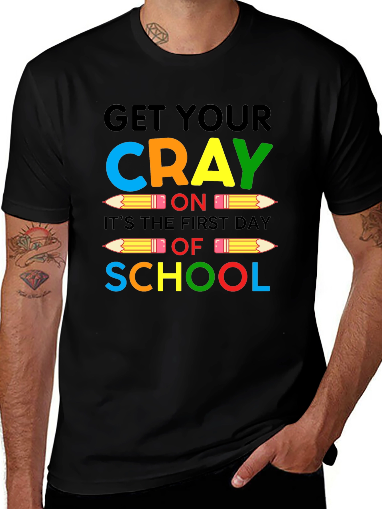 Get Your CRAY On Back To School Graphic Tee
