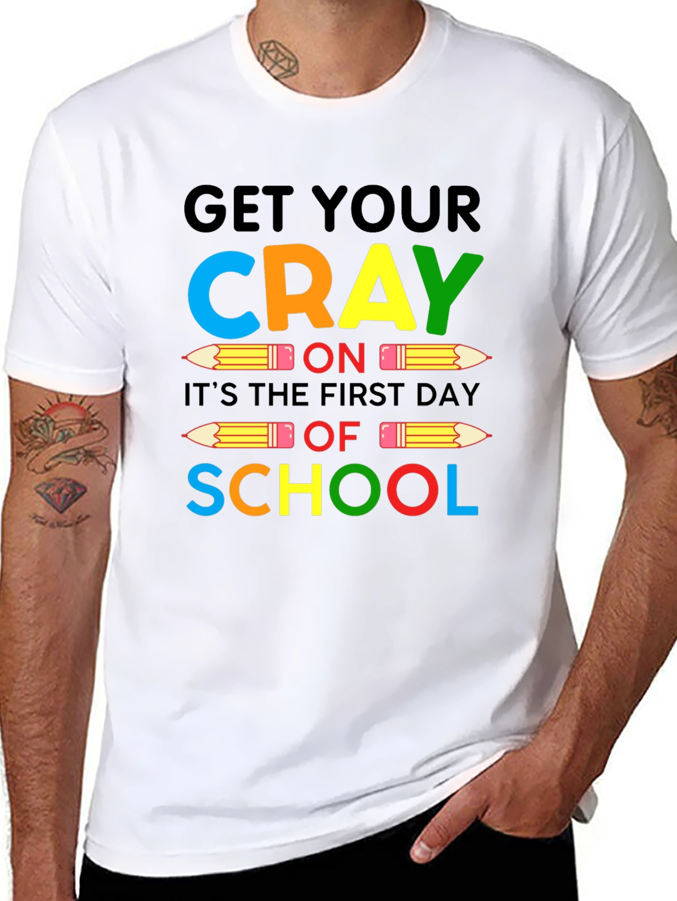 Get Your CRAY On Back To School Graphic Tee