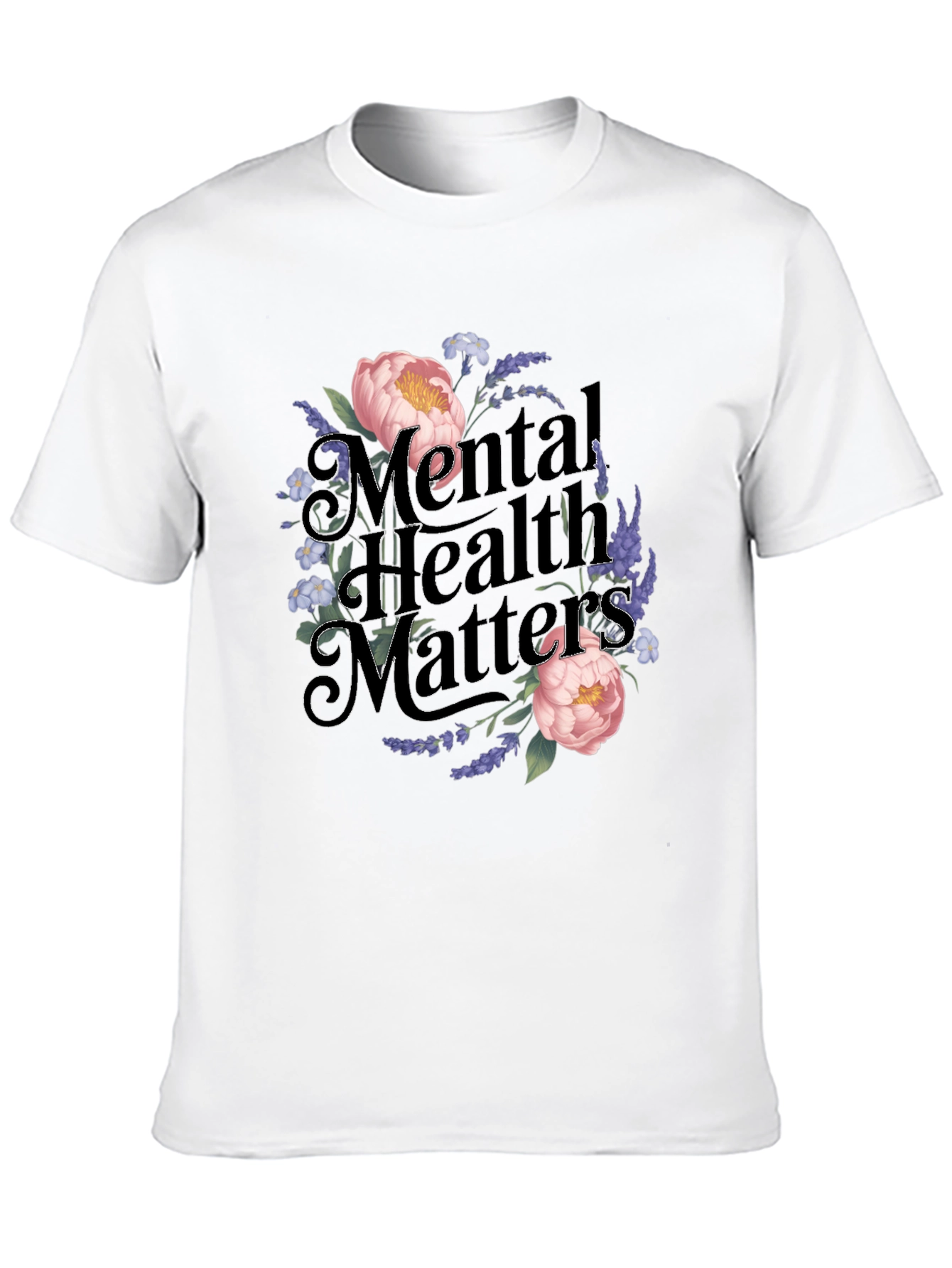 Mental Health Matters Floral T-Shirt