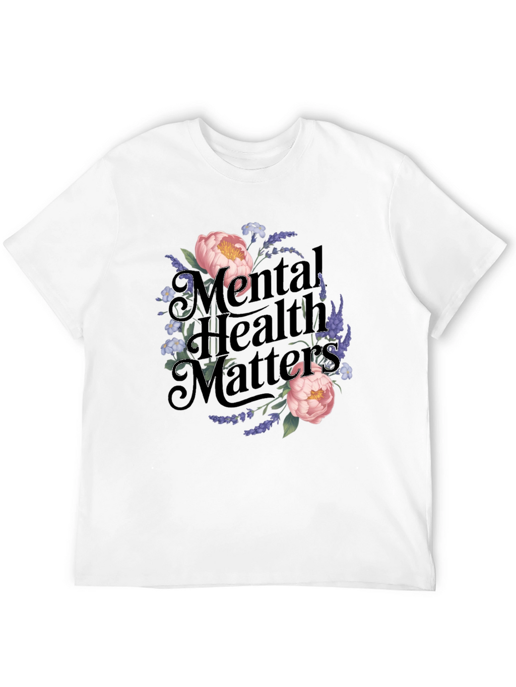 Mental Health Matters Floral T-Shirt