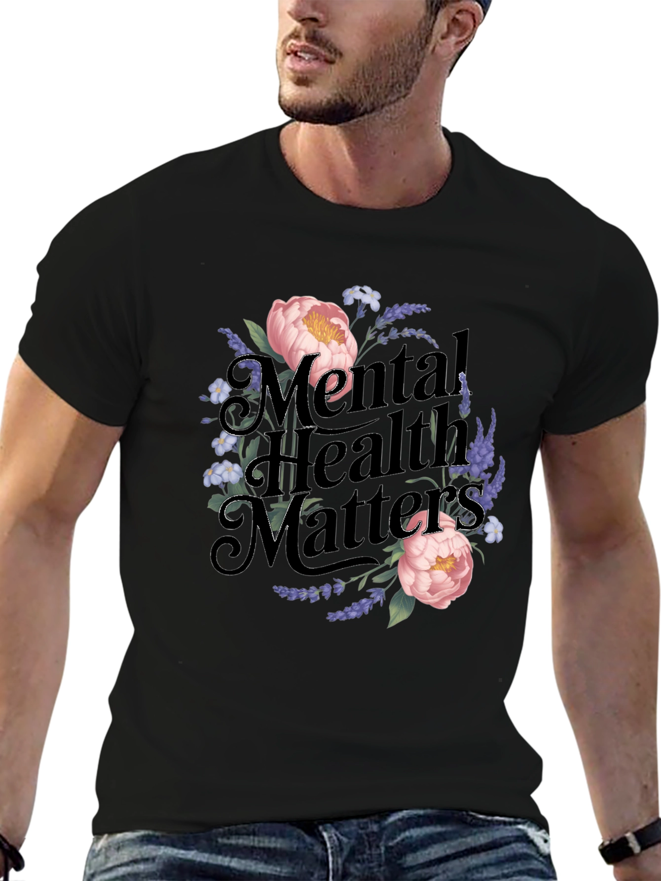 Mental Health Matters Floral T-Shirt