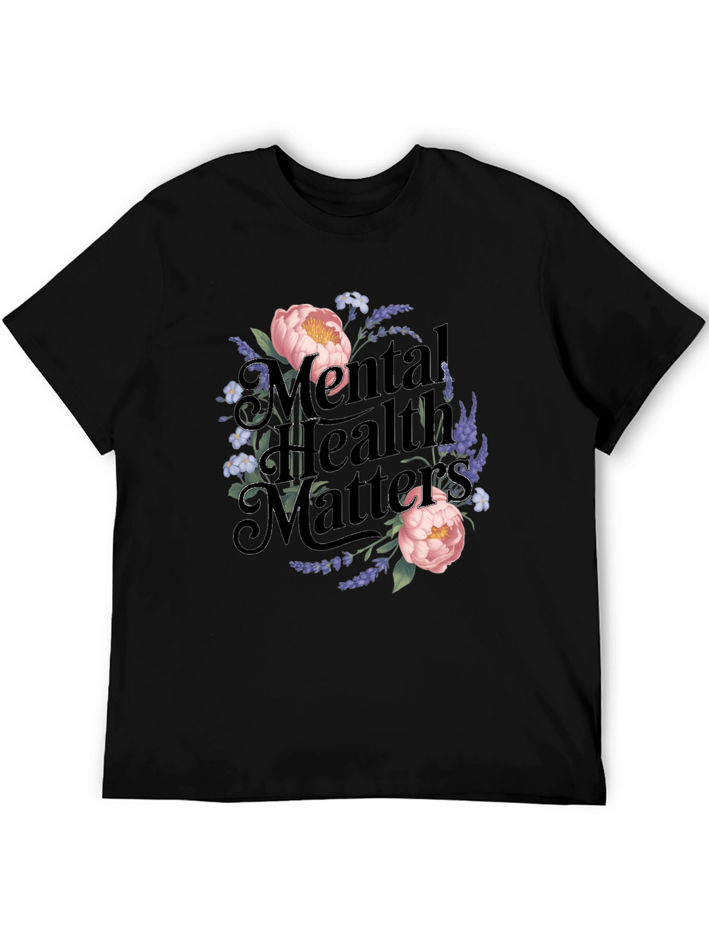 Mental Health Matters Floral T-Shirt