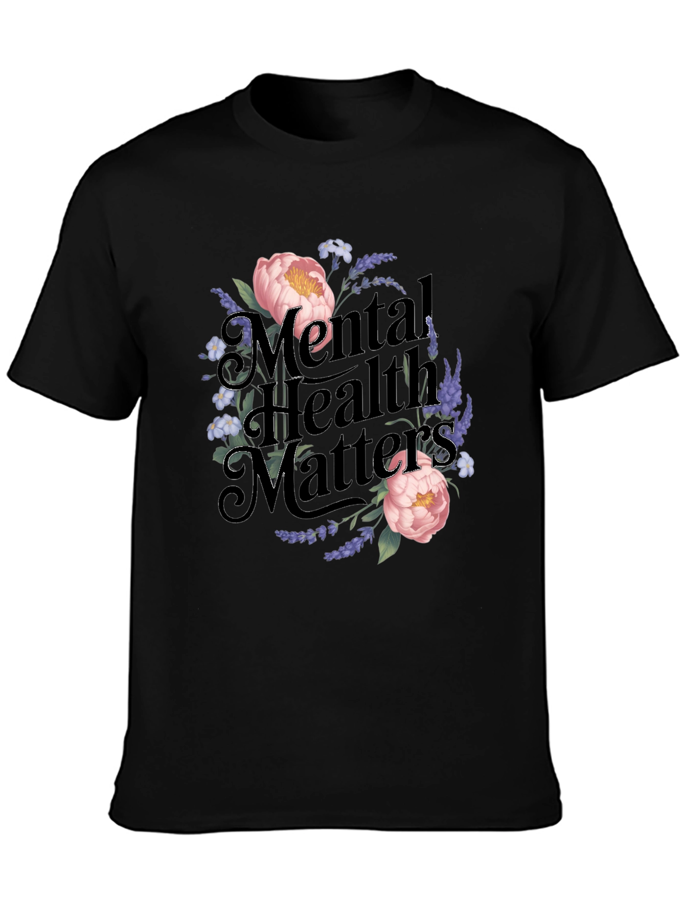 Mental Health Matters Floral T-Shirt