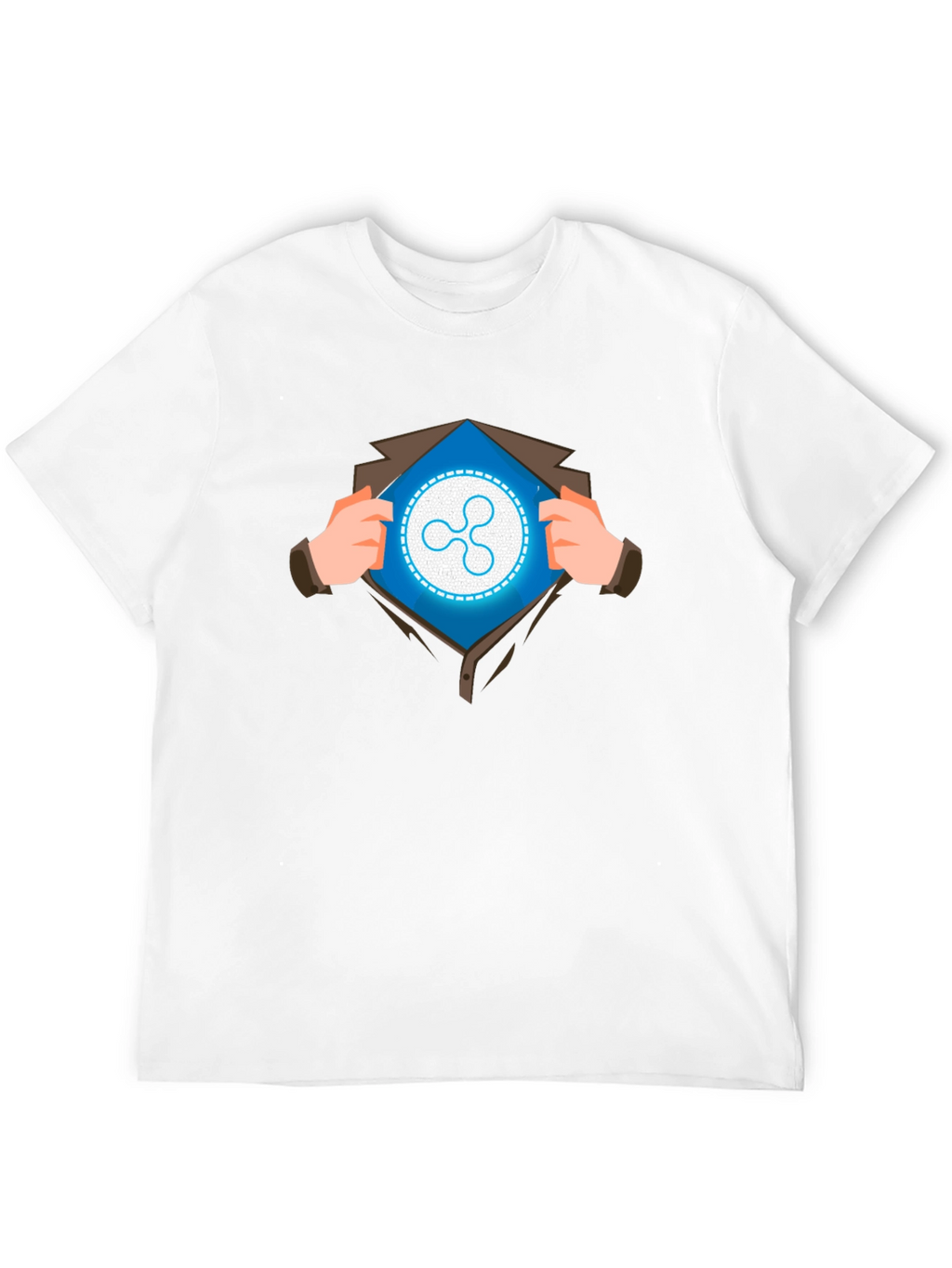 Ripple Hero Black T-Shirt - Crypto Fan Apparel