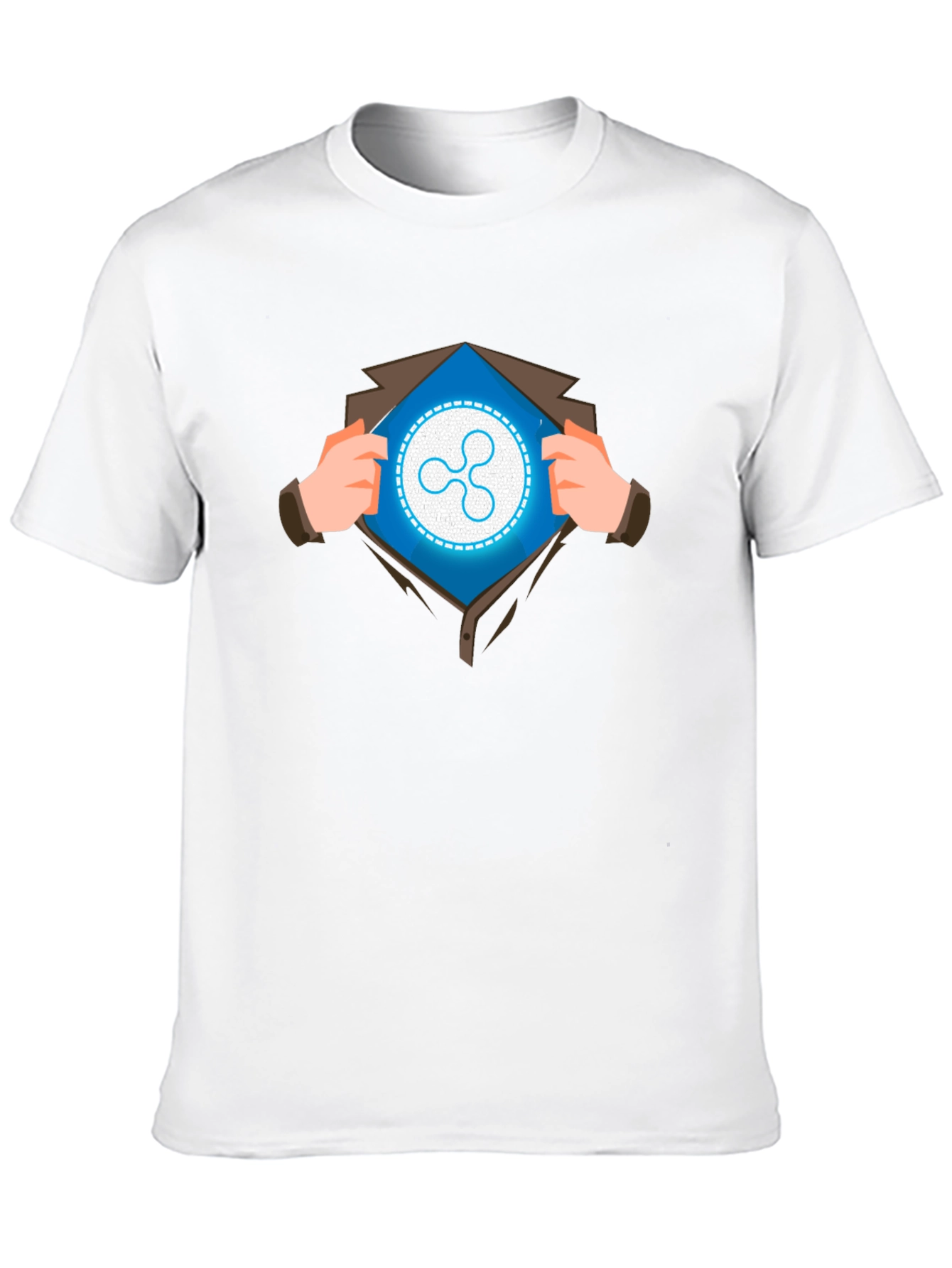 Ripple Hero Black T-Shirt - Crypto Fan Apparel