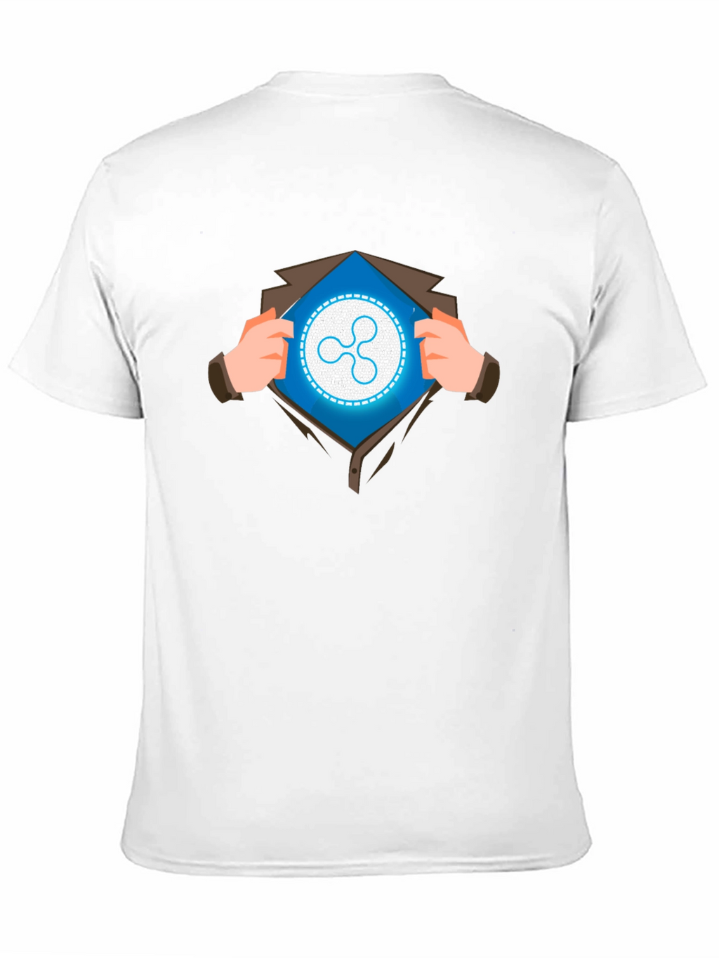 Ripple Hero Black T-Shirt - Crypto Fan Apparel
