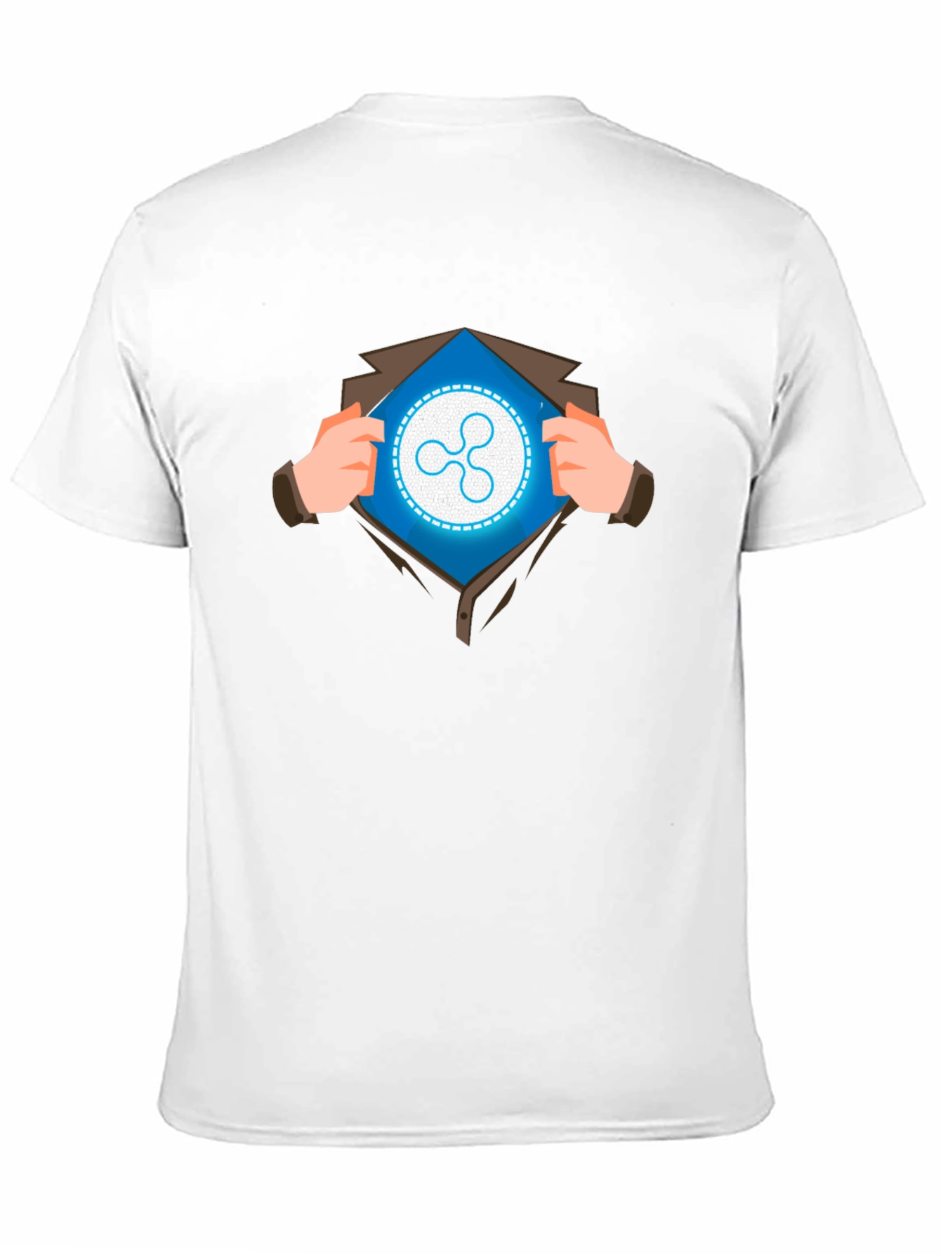 Ripple Hero Black T-Shirt - Crypto Fan Apparel