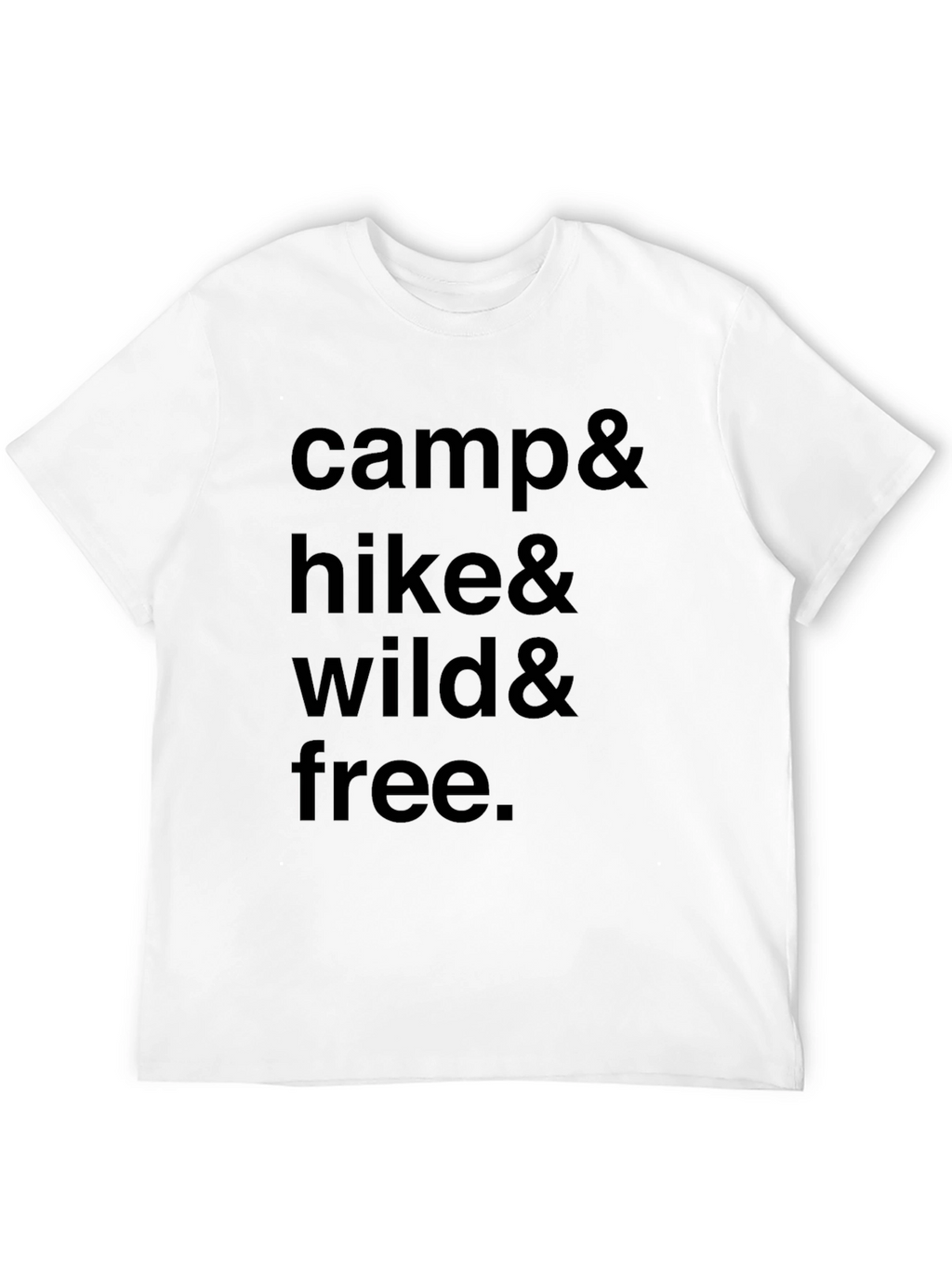 Camp Hike Wild Free Graphic Tee - Adventure Ready