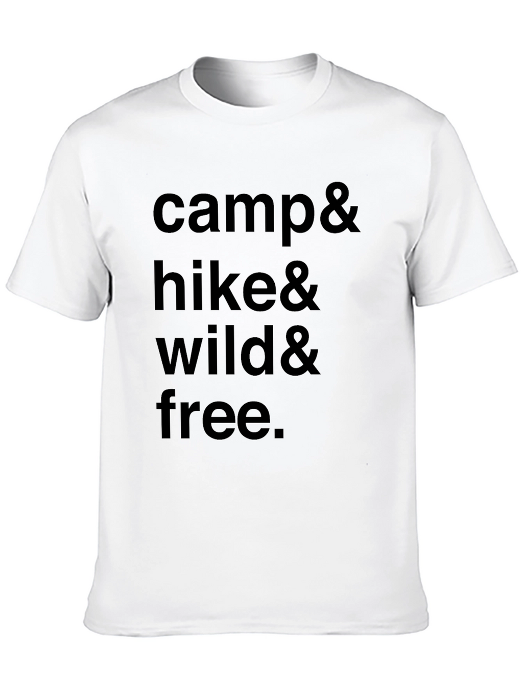 Camp Hike Wild Free Graphic Tee - Adventure Ready