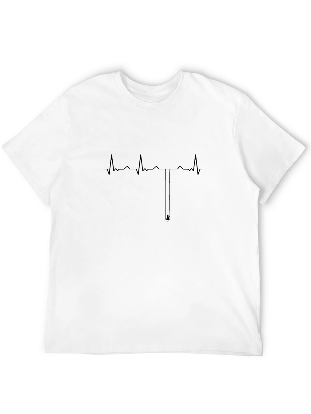 Heartbeat Swing T-Shirt - Black