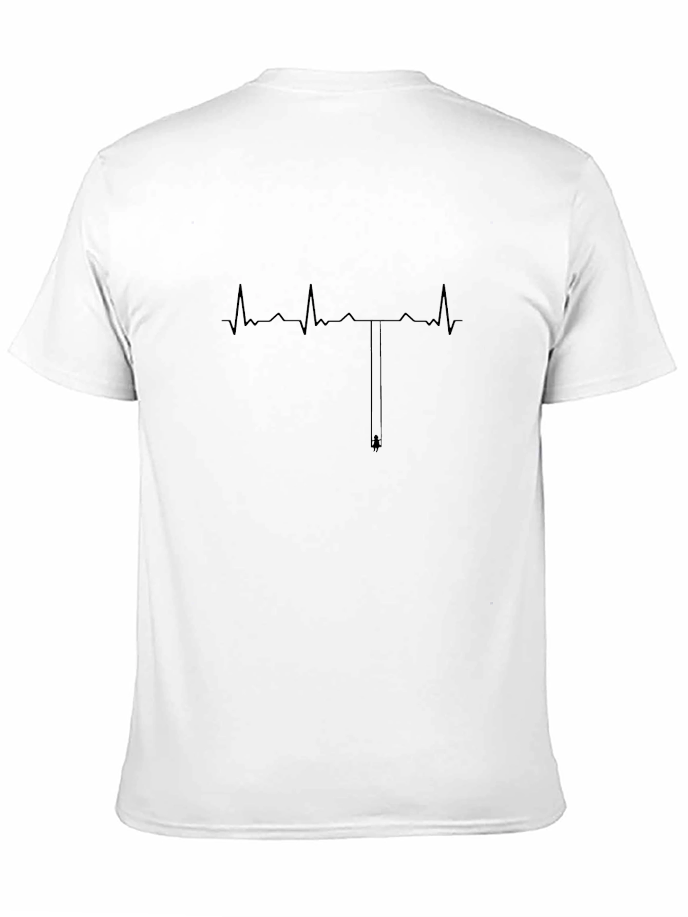 Heartbeat Swing T-Shirt - Black