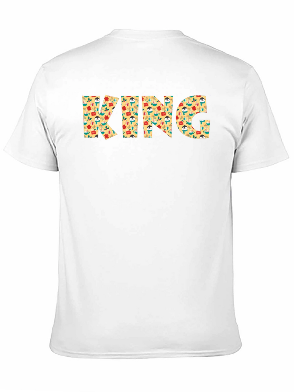 King Patterned Graphic Mens T-Shirt