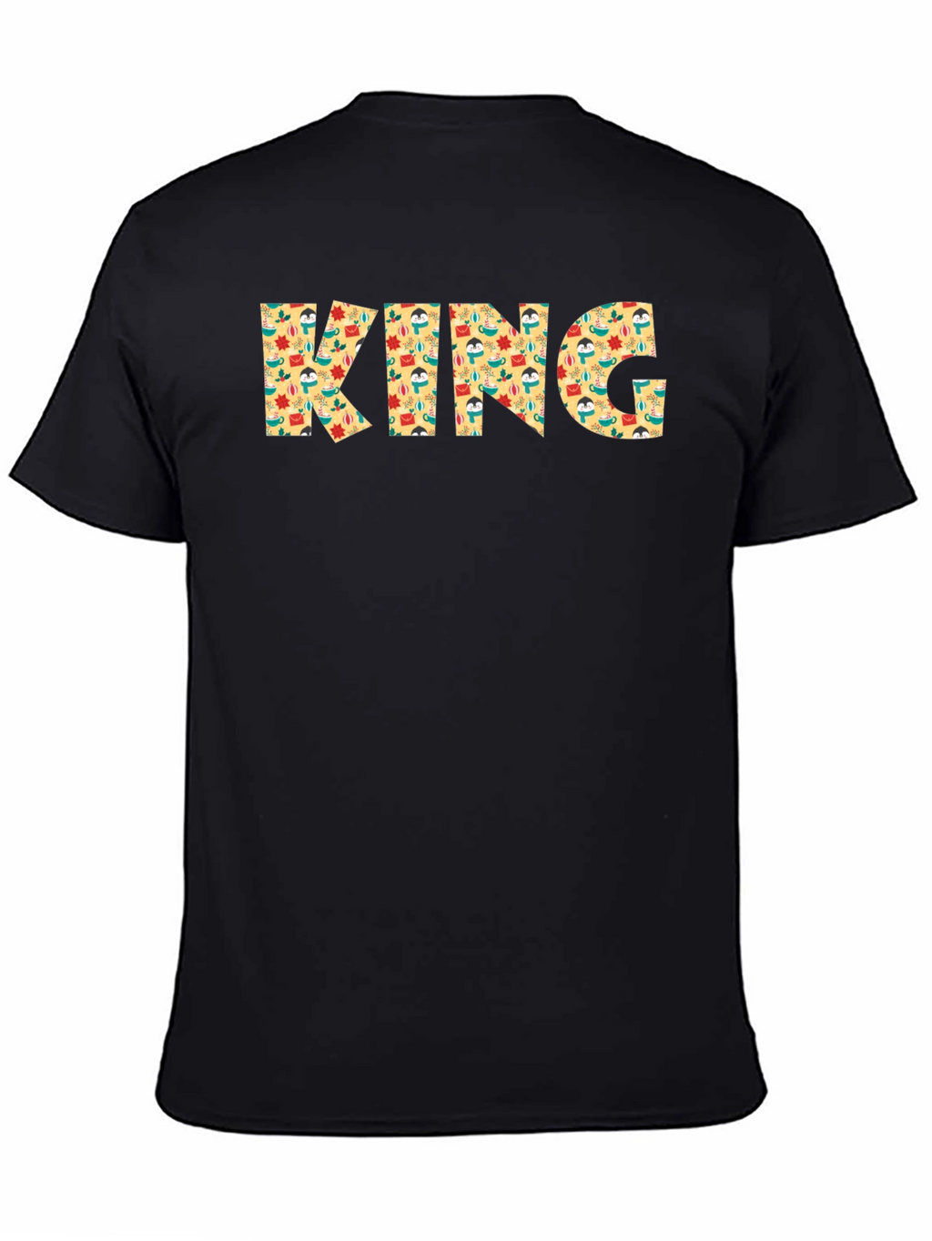 King Patterned Graphic Mens T-Shirt