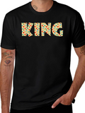 King Patterned Graphic Mens T-Shirt
