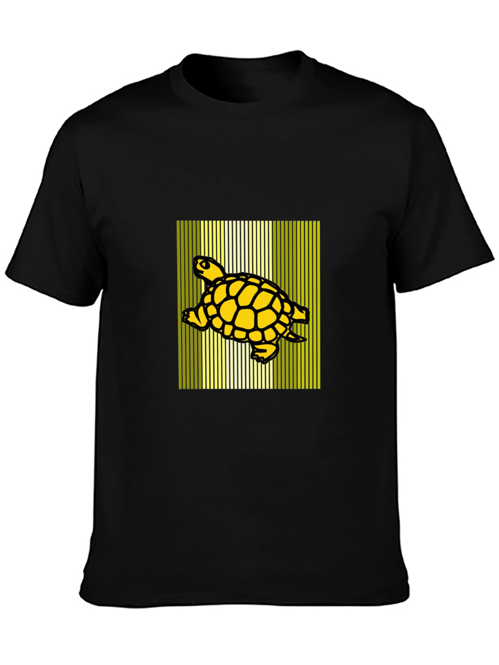 Turtle Graphic Black T-Shirt