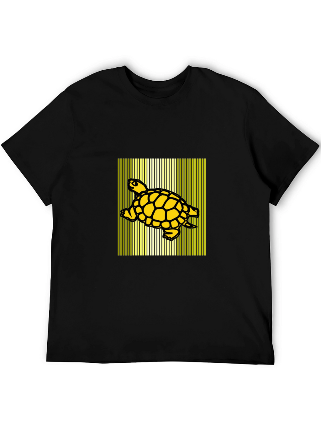 Turtle Graphic Black T-Shirt