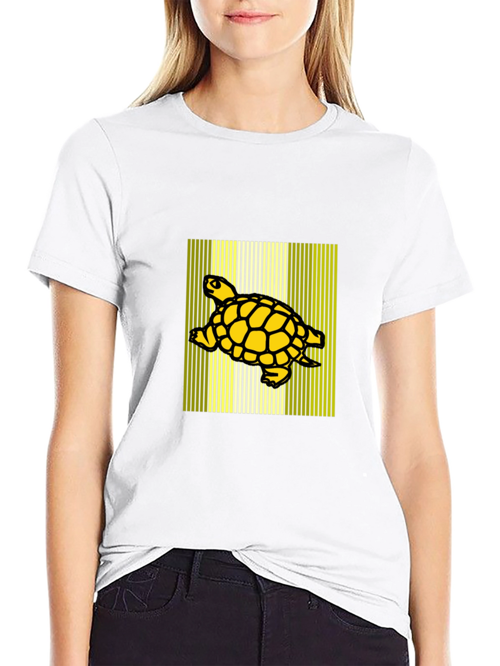 Turtle Graphic Black T-Shirt